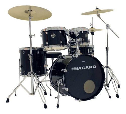 Bateria Acústica Nagano Garage Rock 22 - Ebony Sparkle