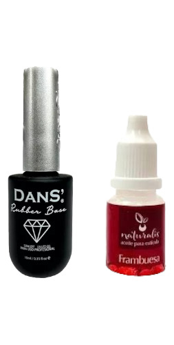 Kit Base Rubber Dans Clear (transparente) 10ml + Aceite 10ml