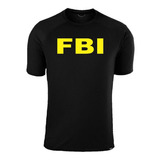 Remera Del Fbi Estampada