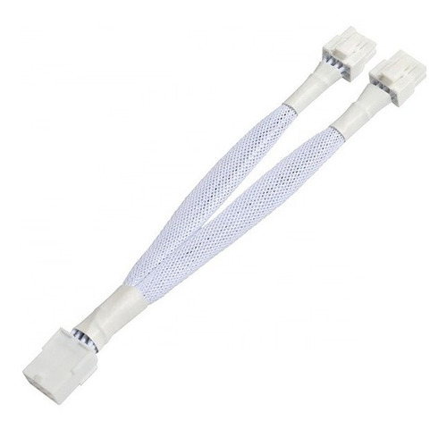 Cable Splitter Malla 8 Pin Hemb A 2 X 8pin Pcie Macho Blanco