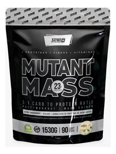 Mutant Mass 1.5kg Star Nutrition Ganador Peso Sabor Vainilla