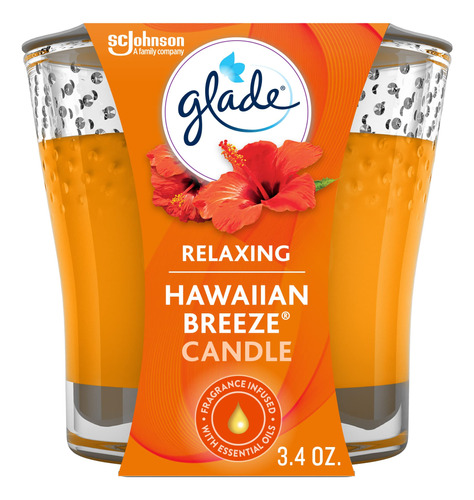 Glade Tarro Con Vela, Ambientador, Hawaiian Breeze (brisa Ha