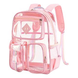 Mochila Transparente Impermeable Para Niños