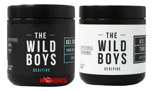 Combo Kit X2 Gel Lubricante Intimo Masculino The Wild Boys