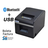 Impresora Pos Termica Boleta Factura 80mm Usb + Bluetooth