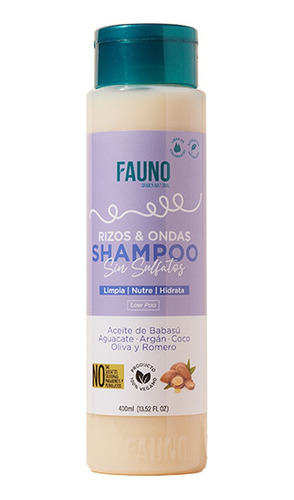 Shampoo Natural Rizos Y Ondas - mL a $72