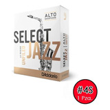 Caña No. 4s (1 Pza) Para Sax Alto Unfiled  Select Jazz  Rico