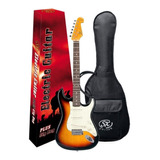 Guitarra Electrica Sx Vintage Strato 62 Con Funda Deluxe