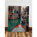 Cuadro Decorativo Góndolas Venecia Moderno Canvas Reforzado