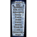 Heladera Exhibidora Vertical Inelro Premium Led Mt17 470l
