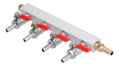 Divisor De Gas Colector De Distribución De Gas Co2 De 4 Vías