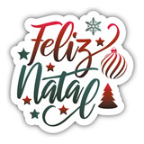 Placa Quadro Feliz Natal Vermelho/verde - Decoração Natalina