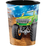 Creative Converting Monster Truck Vasos De Plástico De 16 Oz