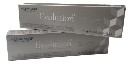 Kit 2 Unidades Evolution Alfaparf 8 Louro Claro  