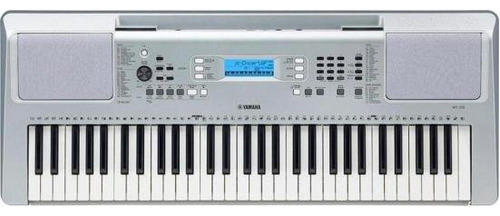 Teclado Musical Yamaha Profissional Ypt-370 Arranjador Prata