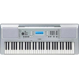 Teclado Musical Yamaha Profissional Ypt-370 Arranjador Prata