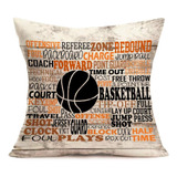 Vintage Style America Popular Sport Basketball Throw Pi...