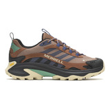 Zapatilla Imperm Hombre Moab Speed 2 Gtx Canela Merrell