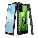 Funda Para Galaxy S20 Ultra Con Soporte De Anillo Magnetico