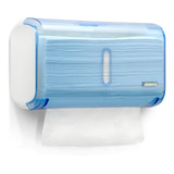 Papeleira Porta Papel Toalha Dispense Compacto Acrilico Azul