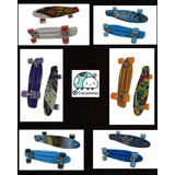 Mini Patineta De Plástico Patinetas Completas Skateboard 