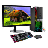 Dell Luces Rgb Personalizadas Pc Con Monitor De 22 Pulgadas.