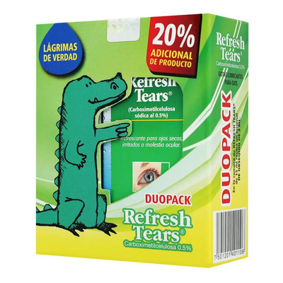 Tears Refresh Duopack Gotas Lubricantes 15ml+3ml - Allergan, s.a. de c.v. | Envío gratis