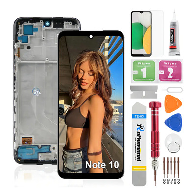 Pantalla Okbichi Incell AMOLED c\u002FMarco p\u002FRedmi Note 10\u002F10S\u002F11 Pro M5S Negro | Meses sin interés