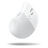 Mouse Vertical Logitech Lift For Business Ergonomico Color Blanco Crudo