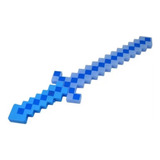 Espada Minecraft Brinquedo Luz E Som Diamante Pixel