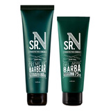 Kit Barba Natura Sr N Creme Barbear 80g + Gel Pós Barba 75g