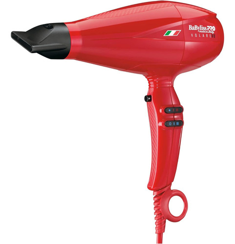 Secadora Profesional Para Cabello Babyliss Pro Volare Roja Color Rojo