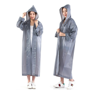 Chubasquero Eva 110 Cm, Gris, Reutilizable