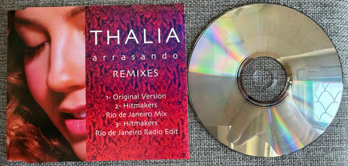 Thalia - Arrasando Remixes Single Importado Brasil Sencillo