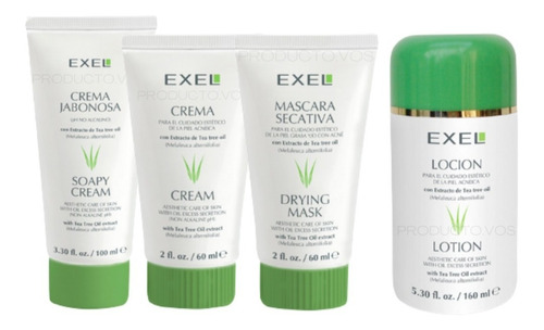 Exel Kit Pieles Acnéicas Combo Mascarillas Faciales