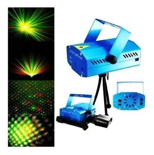 Mini Laser Para Festas Stage Light Jogo De Luzes Holográfica 110v/220v