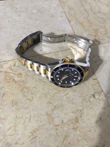 Rolex Submariner Modelo 16613 Caratula Azul Bisel Giratorio 