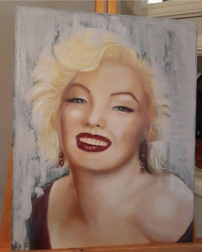 Cuadro Al Oleo Marilyn Monroe 