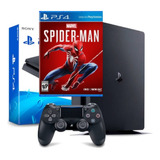 Playstation 4 Slim 1 Tera + Spiderman Físico 