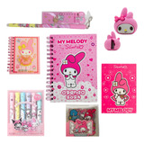 Box Papelería Escolar Regalo Kawaii My Melody Sanrio