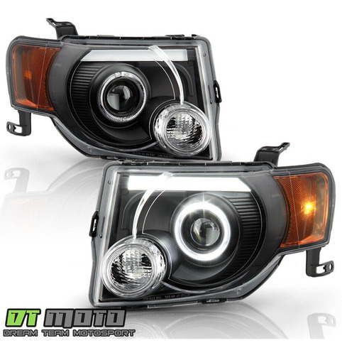 Par Faros Negro Interior Led Ford Escape Xls 2011 2.5l