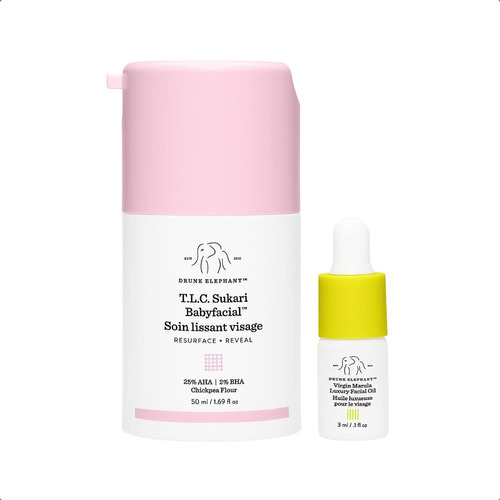 Drunk Elephant Exfoliante Sukari Babyfacial 50 Ml Aha + Bha Momento De Aplicación Día/noche Tipo De Piel Normal,mixta,grasa