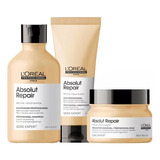 Kit Absolut Repair Loreal Shampoo + Acondicionador +máscara 