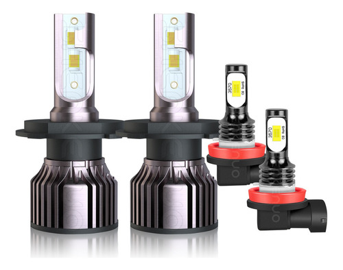 11000lm Kit De Faros Led Luz Alta Y Baja Para Renault Series