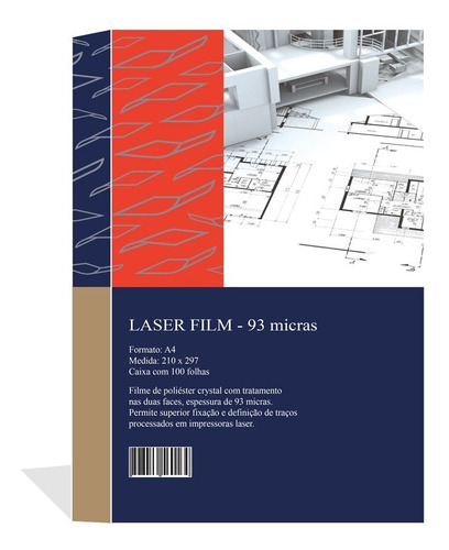 Laser Film Opaco Para Fotolito Serigrafia A4 C/100