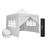 Carpa Plegable Impermeable 3x3 M Con Paredes Y Acero Reforza