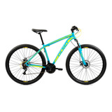 Bicicleta Mtb Olmo Wish 290 Freno Disco Aluminio R29 En Fas! Color Celeste Tamaño Del Cuadro 18