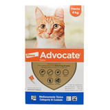 Antipulgas Advocate Gatos Hasta 4 Kg 3 Pipetas