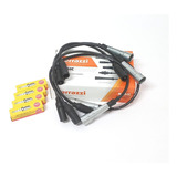 Kit Juego Cable +4 Bujias Vw Saveiro Gol 1.6 1.8 95/14