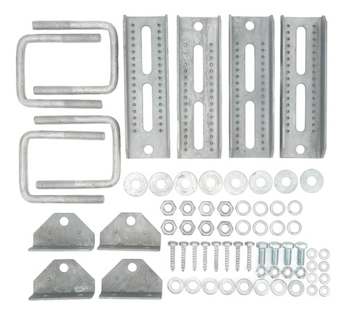 Kit De Soportes Giratorios Para Literas Galvanizados, Ajusta